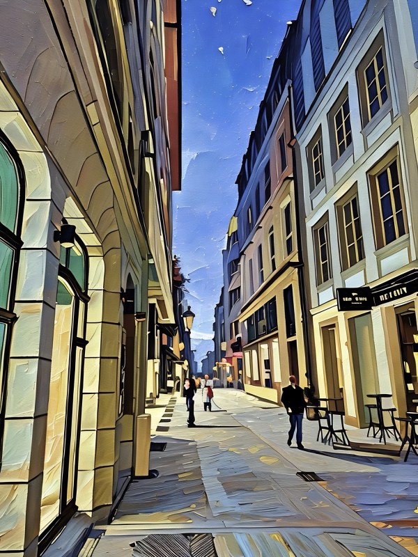 Luxembourg Streetscape 1
