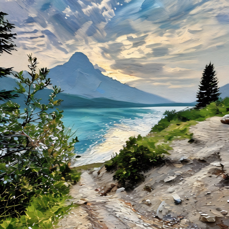 Waterfowl Lake 1