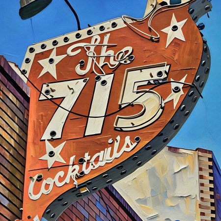 The 715 Cocktails Sign